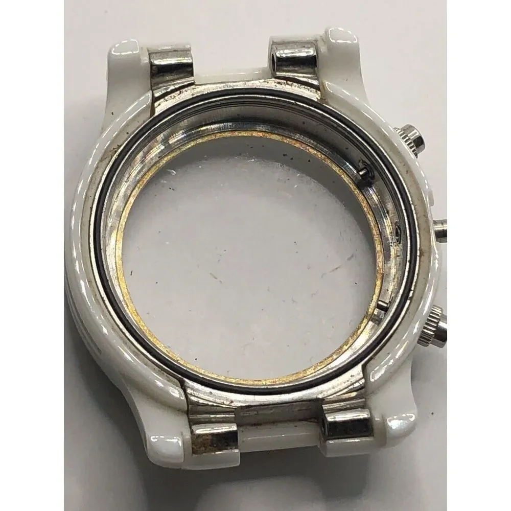 Michael Kors Watch Parts Case Only 40mm White Ceramic W/Crystal GY367